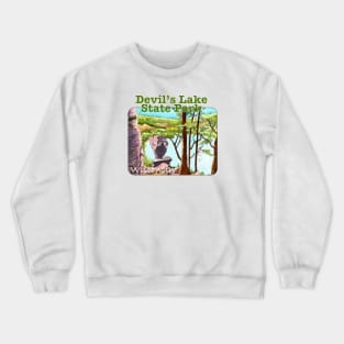 Devil's Lake State Park, Wisconsin Crewneck Sweatshirt